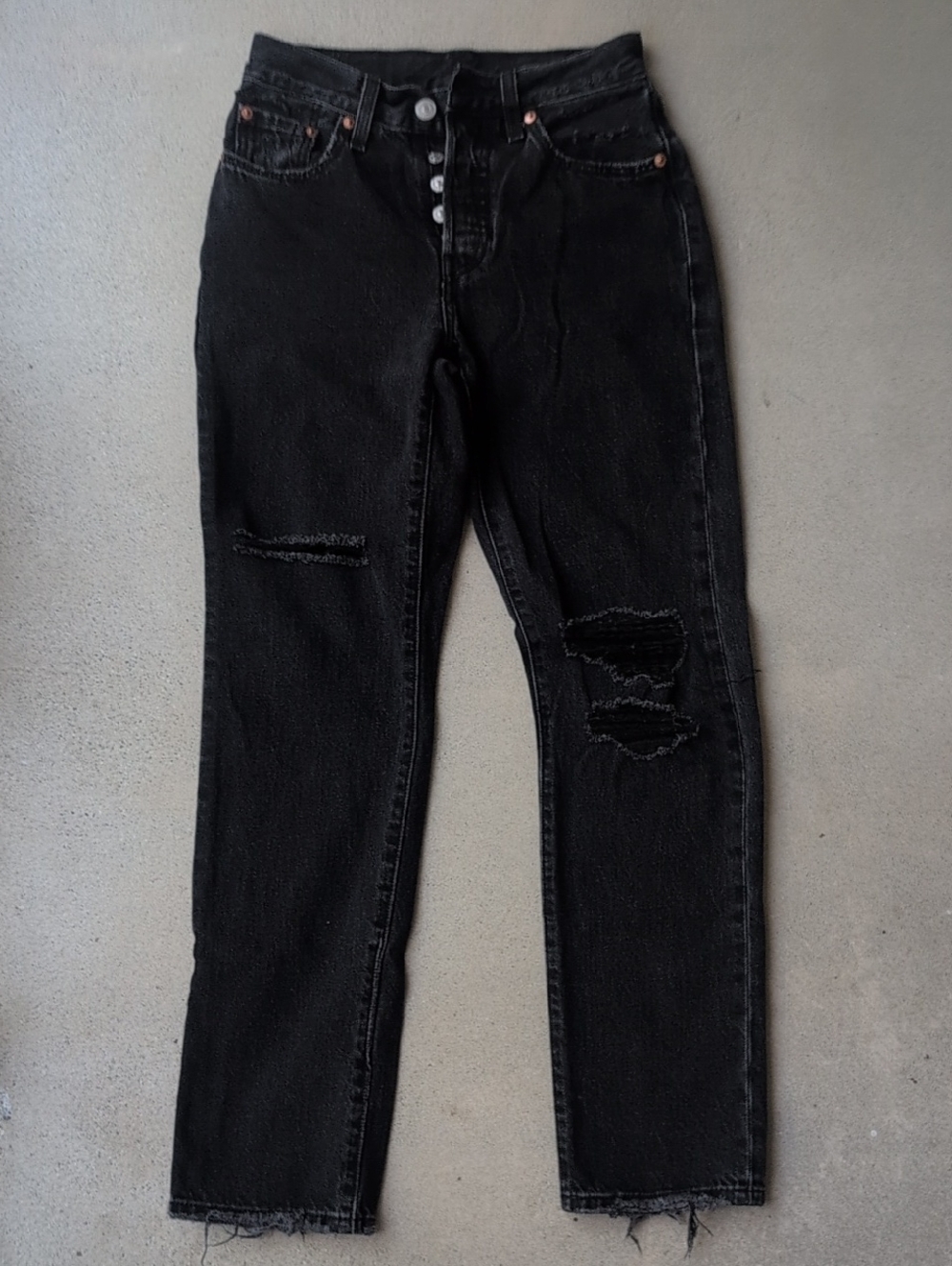 Levi's 501 Black Jeans - sz 24x30